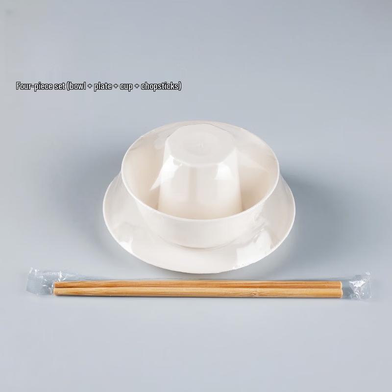 Disposable Rice Husk Dinnerware Set