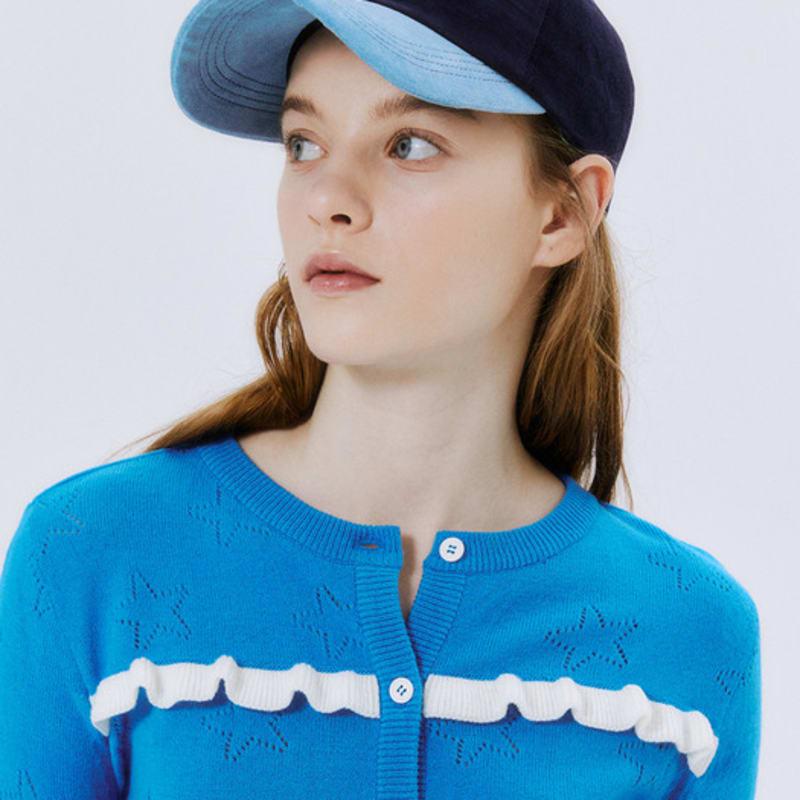 

margarin fingers CORDUROY LOGO BALL CAP (NAVY) F