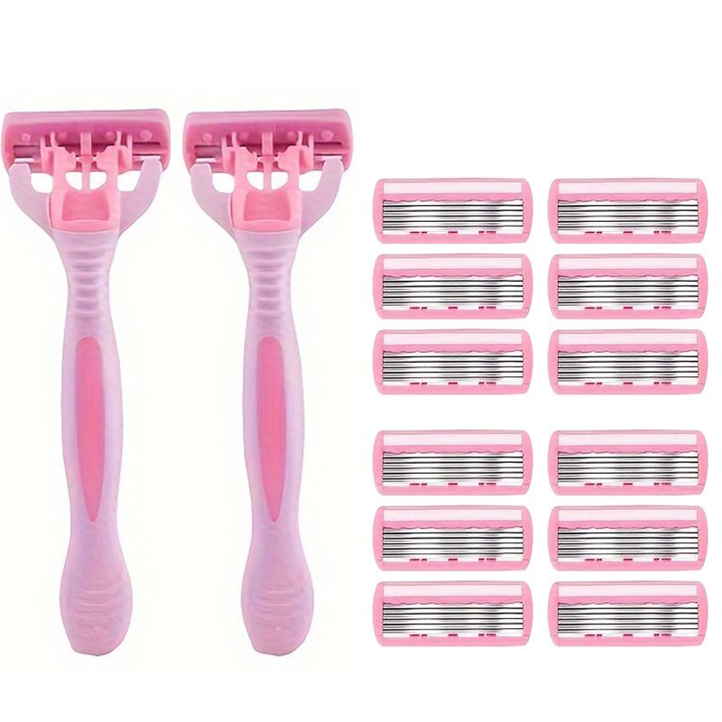 High Quality Men Safety Razor Blade 6-Layer Germany Stainless Steel Shaving Blades Manual Shaver Head