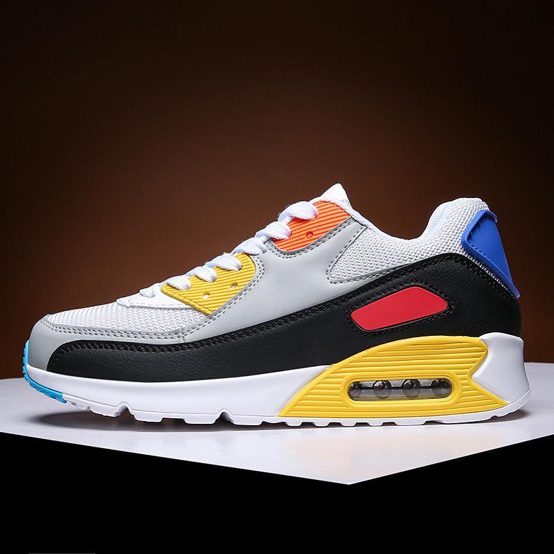 Spring and Autumn New Sports Little White Shoes Light, Breathable and Comfortable Men's Couples Trend Air Cushion Men's Shoes