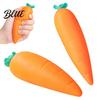 Carrot Stress Reliever 1/2Pcs Fake Relief Toy Realistic Giant Squeeze Toy Hand Relaxation for Kids Adults Soft Simulated Vegetable Anxiety Reduction