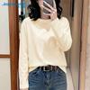 Jeanswest Women's Pure Cotton Loose Fit Long Sleeve T-Shirt