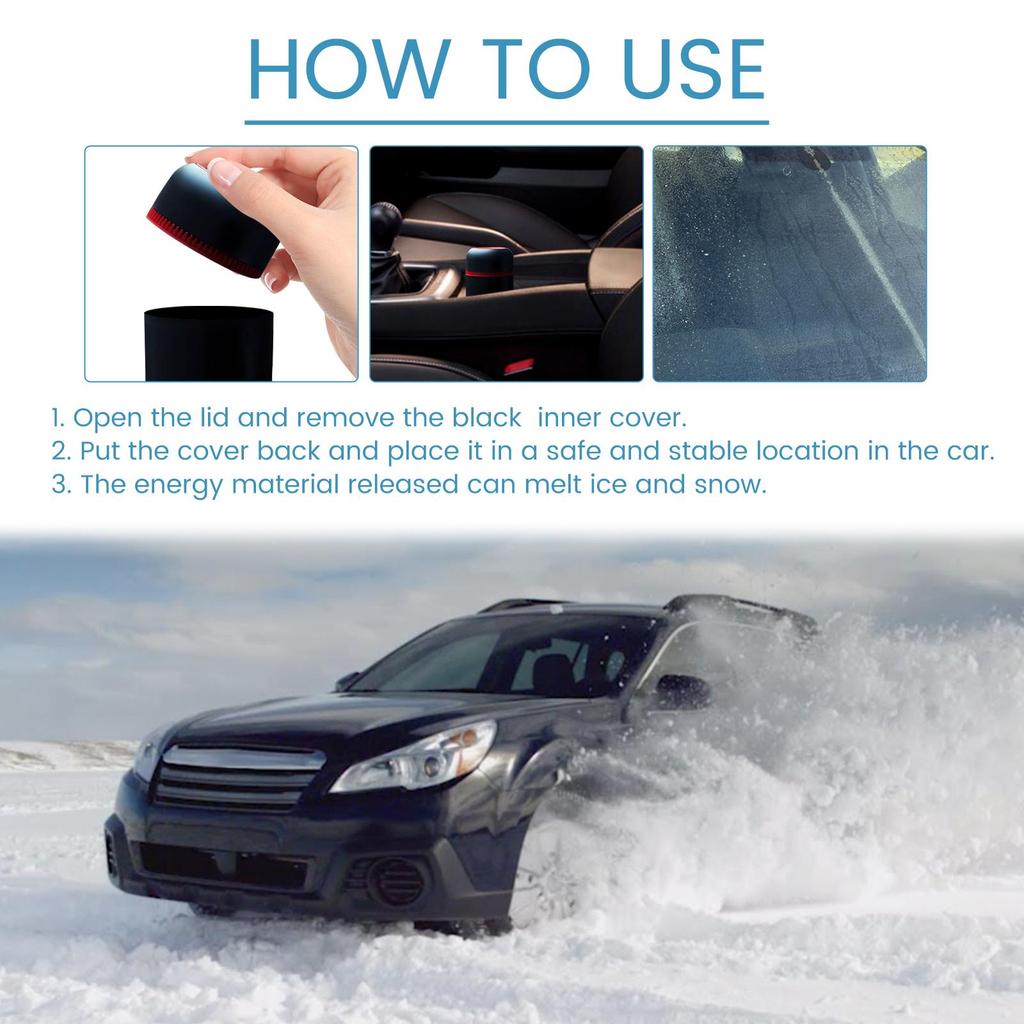 RAYHONG Car Snow Removal Tool Car Window Glass Ice Snow Remover Anti Freeze Device Winter Deicing Device Freeze Prevention for Car