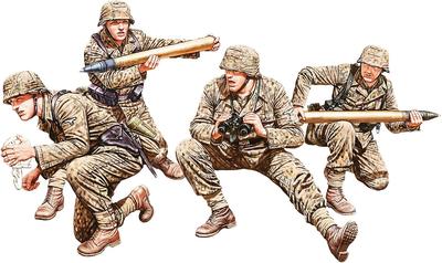 Miniart 1/35 Scale German Elite Riflemen (4-Piece Set) Plastic Model Kit MA35467