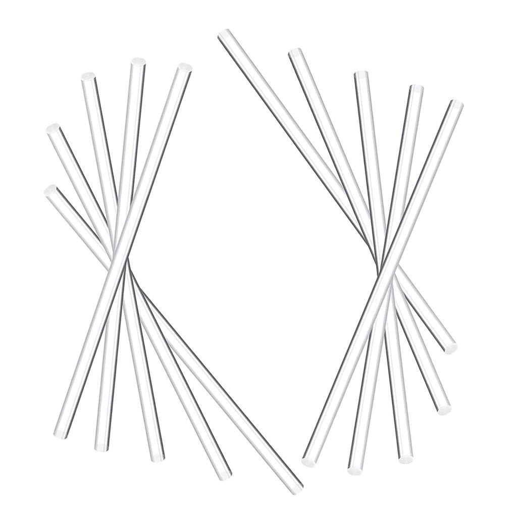 

100 шт. Акриловая практичная удобная палочка для леденцов, конфетная палочка, хорошая герметизация, изысканный внешний вид, прозрачная длинная палочка для размешивания