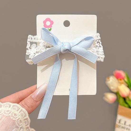 Haarnadel Faux-Perle Blumengeschmückt Mädchen Haarspange Helle Farbe Seitenpony Haarnadel Haarstyling-Werkzeug Haaraccessoires