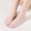 Women's Spring and Summer Fashion Breathable Transparent Crystal Silk Stockings