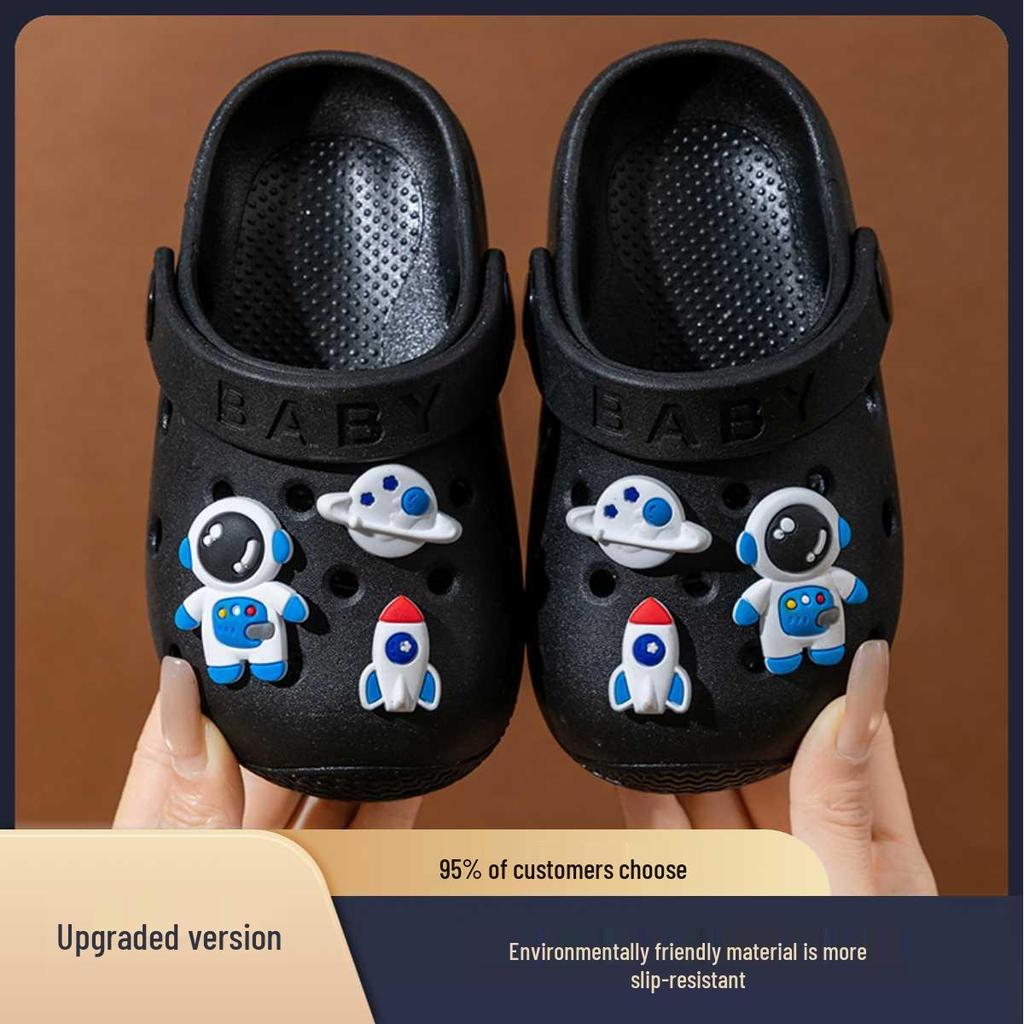 2026 Bestselling Kids' Closed-Toe Clogs: Unisex, Soft, Non-Slip Sandals for Home and Outdoor Use