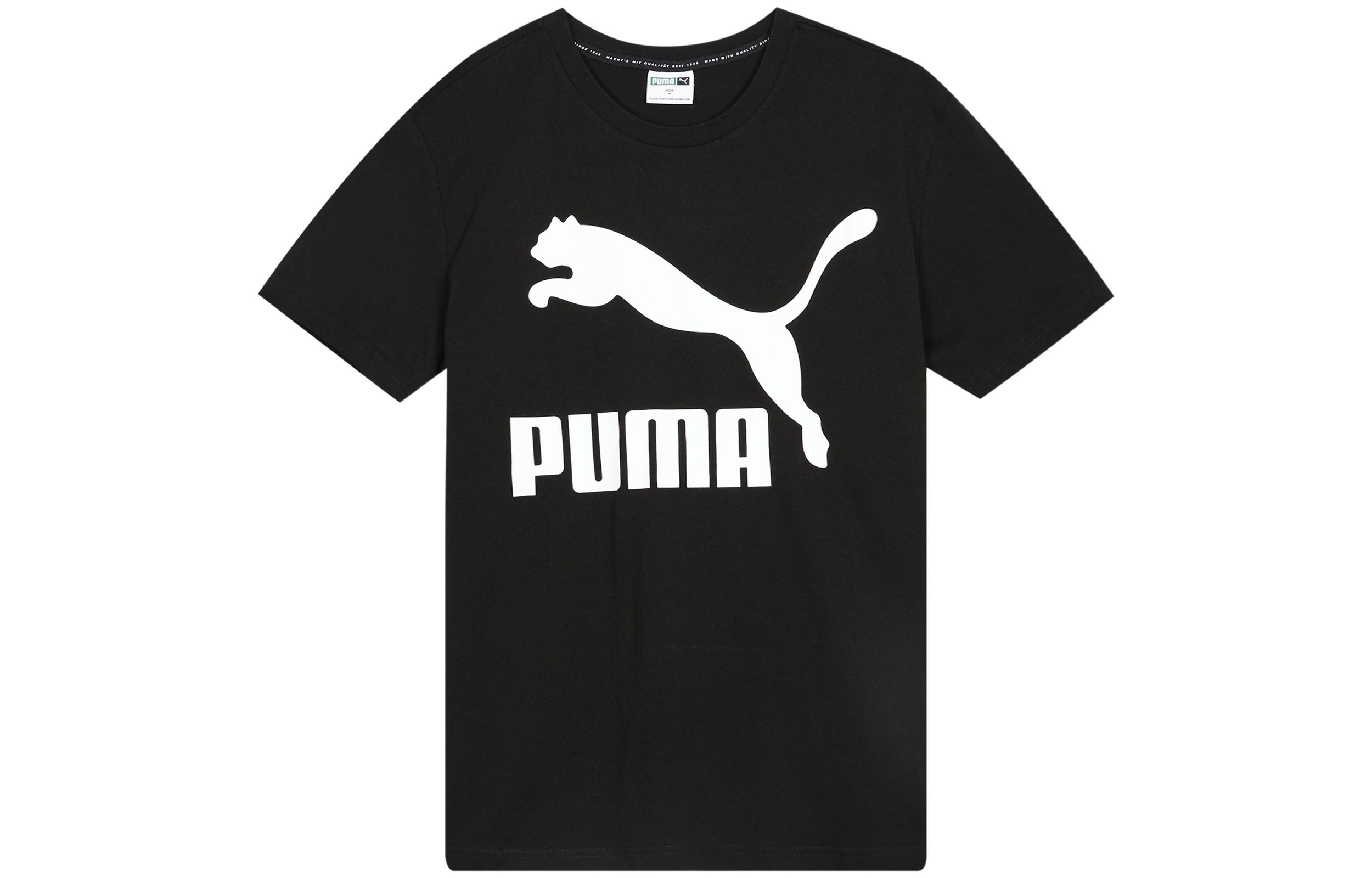 Puma Men's T Shirts Crew Neck Moderate Straight Fit 596535-01 Cm