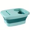 Footbath Massage Bucket Spa Foot Bath Bucket Household Soaking Bucket Folding Basin Sauna Bathtub Pedicure Foldable Bath Bathtub