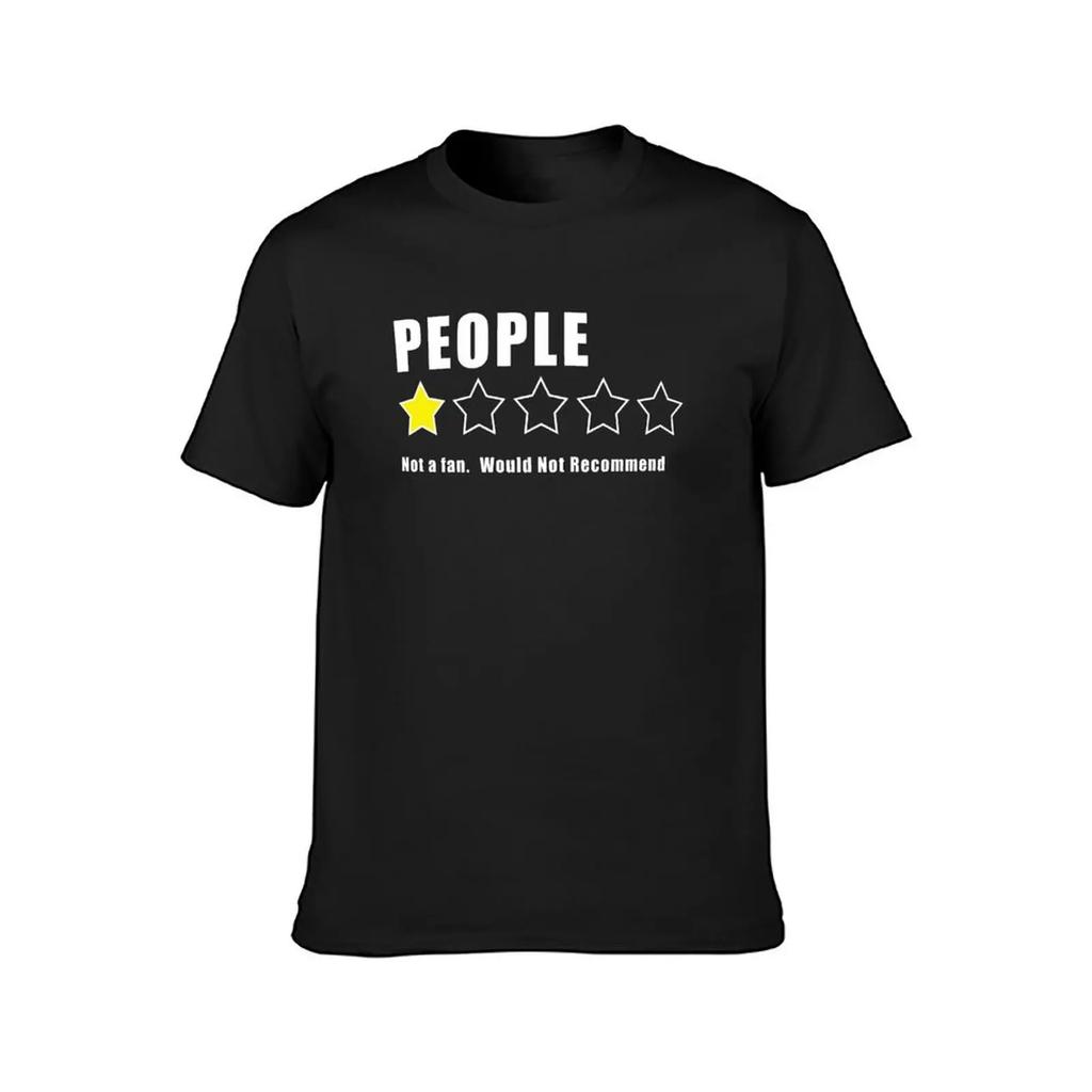 Leute - 1 Stern - Kein Fan, Würde es nicht empfehlen T-Shirt Sweat Niedliche Kleidung Herren Baumwoll-T-Shirt