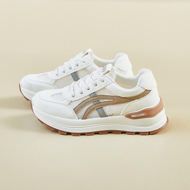 Ins Tide Korean Version of the New Dad Shoes Girl 2025 Summer Student Sports and Leisure Mesh Breathability Increase KK901-1
