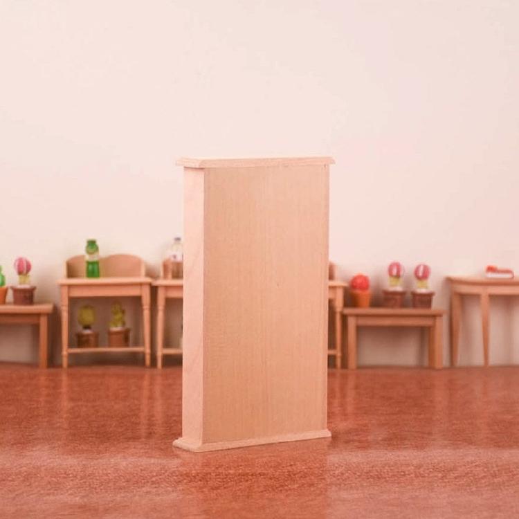 Miniature Wooden Storage Cabinet 1:12 For Toy House Enthusiasts And Model Displays Exquisitedly Size Pattern