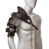 Vikinges Faux Leather Single Pauldron Shoulder Armour,Medieval Knight Shoulder Armour for LARP/Cosplay