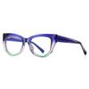 Polygon Cat Eyes Photochromic Glasses Women Myopia Eyeglasses Students Short Sight Eyewear 0 -0.5 -1 -1.25 -1.5 -1.75 -2.0 To -6