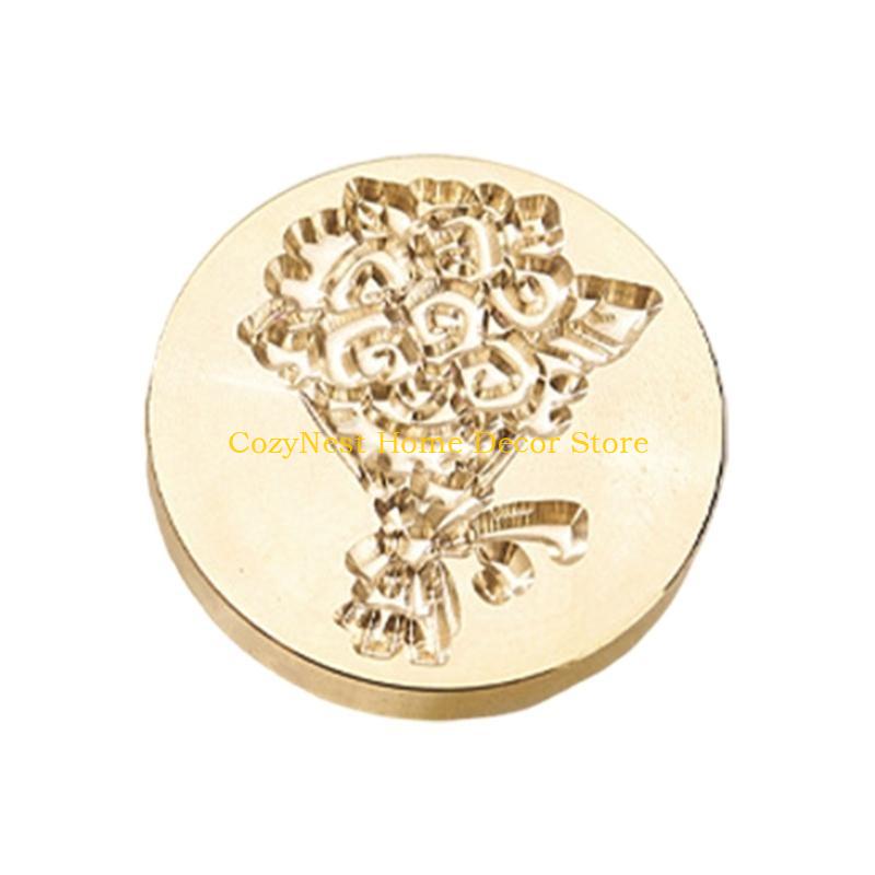 

92MF Wedding Theme Wax Stamp Head for Valentines Card Wedding Invitations, Appreciation Card, Decorations