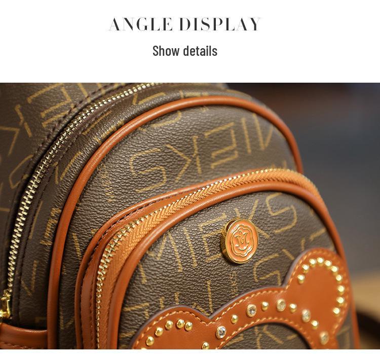 2024 Women's Retro Print Cross-Body Small Chest & Shoulder Bag