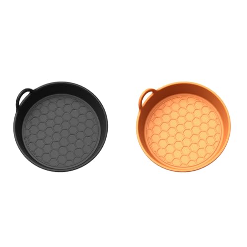 

Set of 2 Anti-Slip Car Coasters Round Anti-Slip Mat Anti-Slip, Waterproof, Deep Groove, Heat