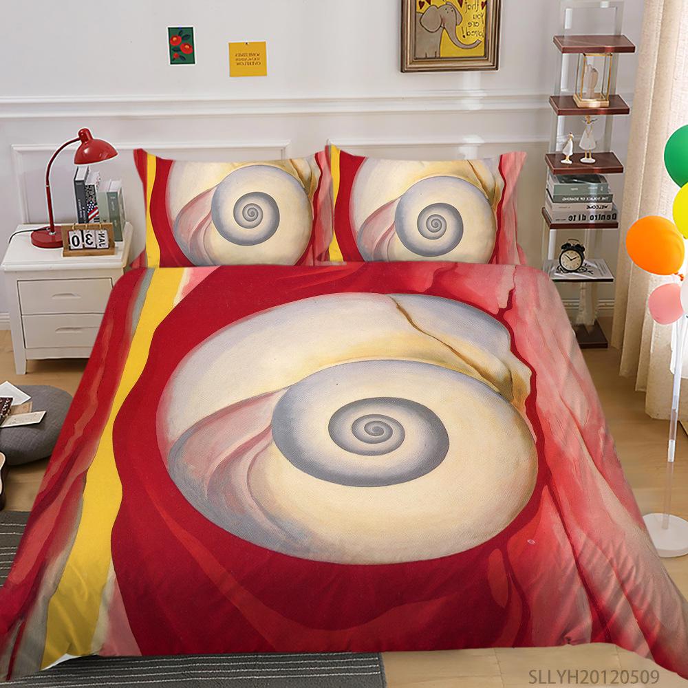 Portrait Oil Painting Series Quilt Cover Pillowcase Two Or Three-Piece Set Digital Printing Polyester