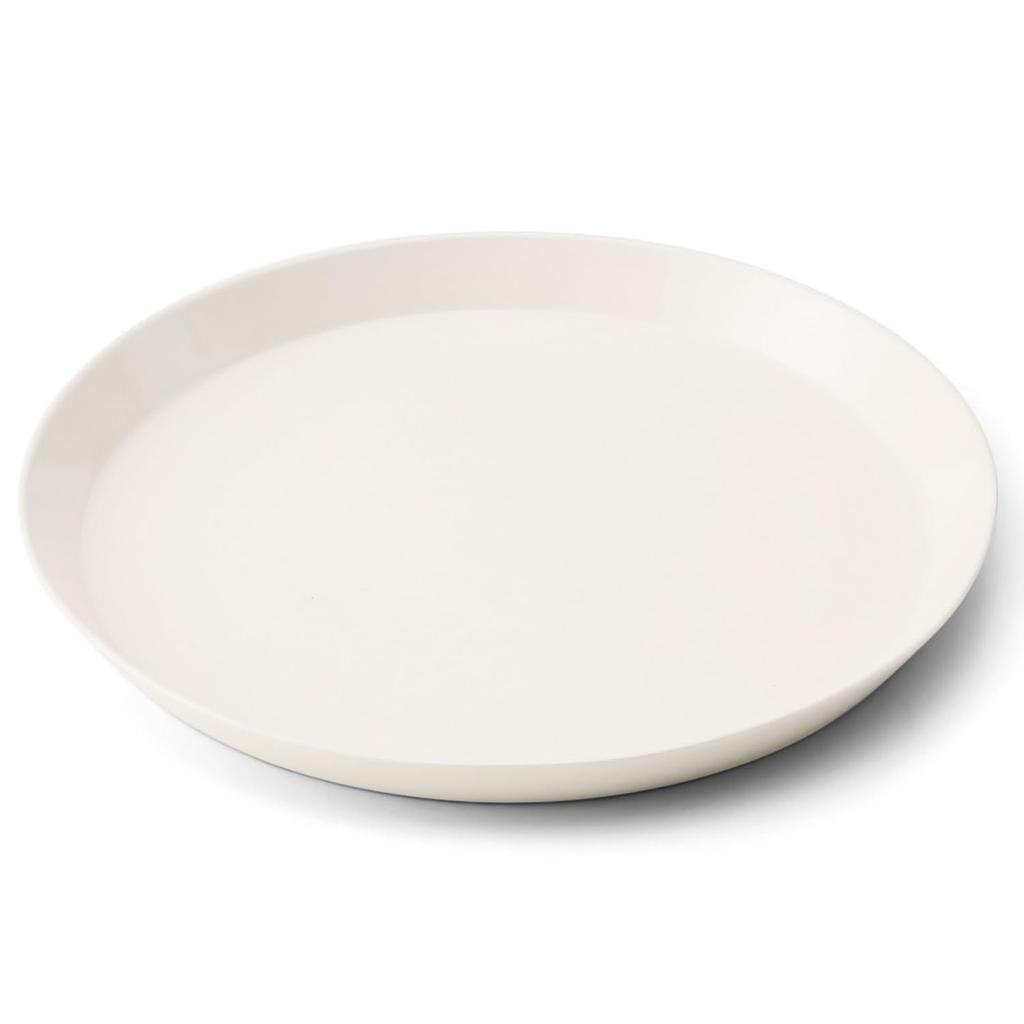TAMAKI Ruonto Plate Lumi Diameter 22cm x Height L, White, 2cm, T-962701