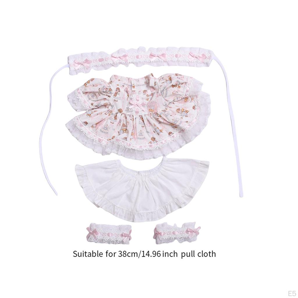 Creative Doll Outfit Set for Educational Play - Make Your Own Princess Dolls
