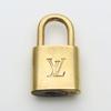 Used LOUIS VUITTON Cadena Key set No.317 metal gold padlock