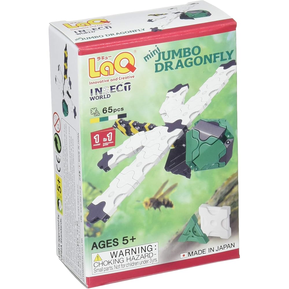 LaQ Insect World Mini Dragonfly White Building Toy
