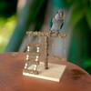Ladder Toy for Bird Perch Stand Grinding Scratchers Perch Swing Molar Chew Toy for Parrots Parakeets Toy Bird