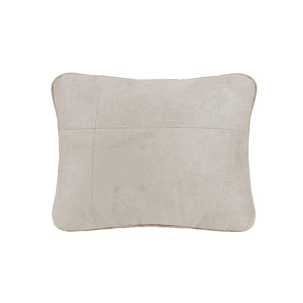 Almohada para reposacabezas 36*29*7,5 cm Color beige café gris
