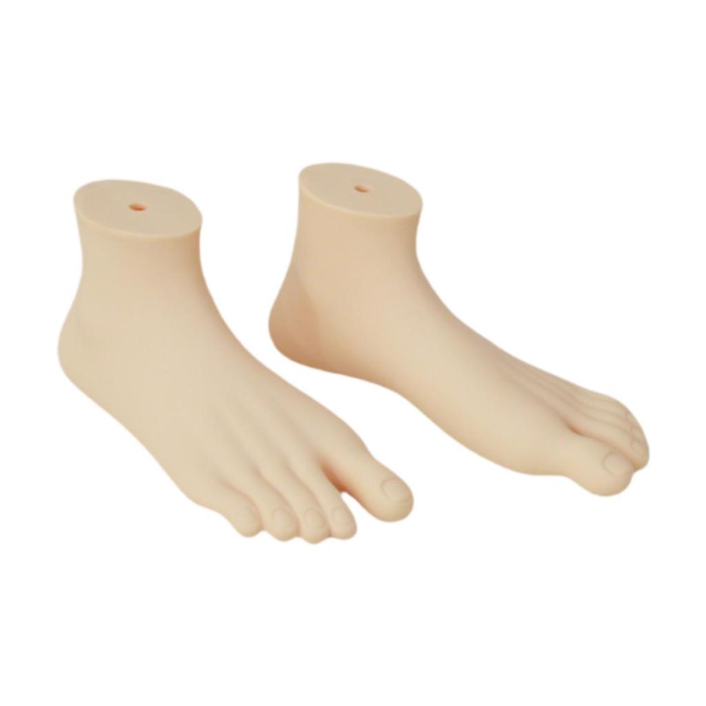 2x Mannequin Foot Display Model Manikin Feet Jewelry Display Showcase Ankle