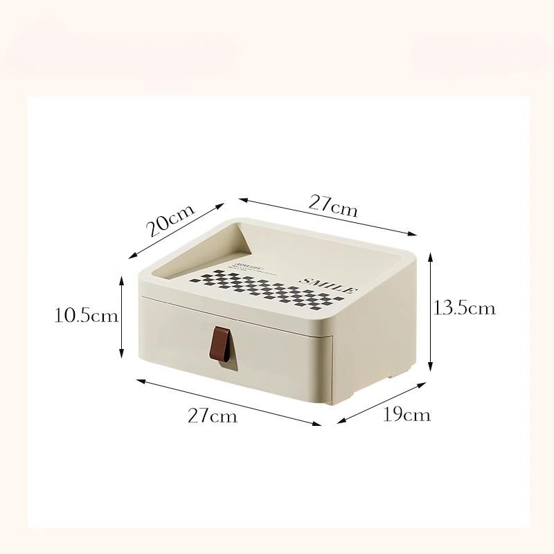 

Desktop Cosmetics Storage Organizing Box Big Capacity Home Decor Makeup Storage Rack Stationery Drawer Storage Box Organizer