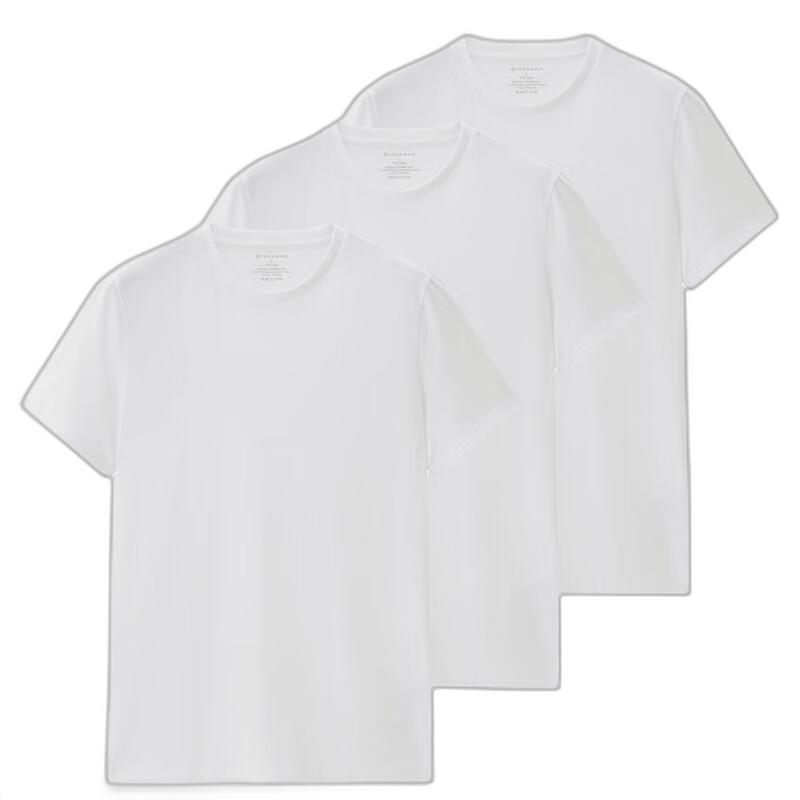 

Мужская 3-упаковка футболок Giordano с коротким рукавом, круглым вырезом, из чистого хлопка L