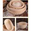 European Style Bread Fermentation Basket Baking Utensils,Bread Fermentation Basket,Rattan Weaving Storage Basket Cloth Cover