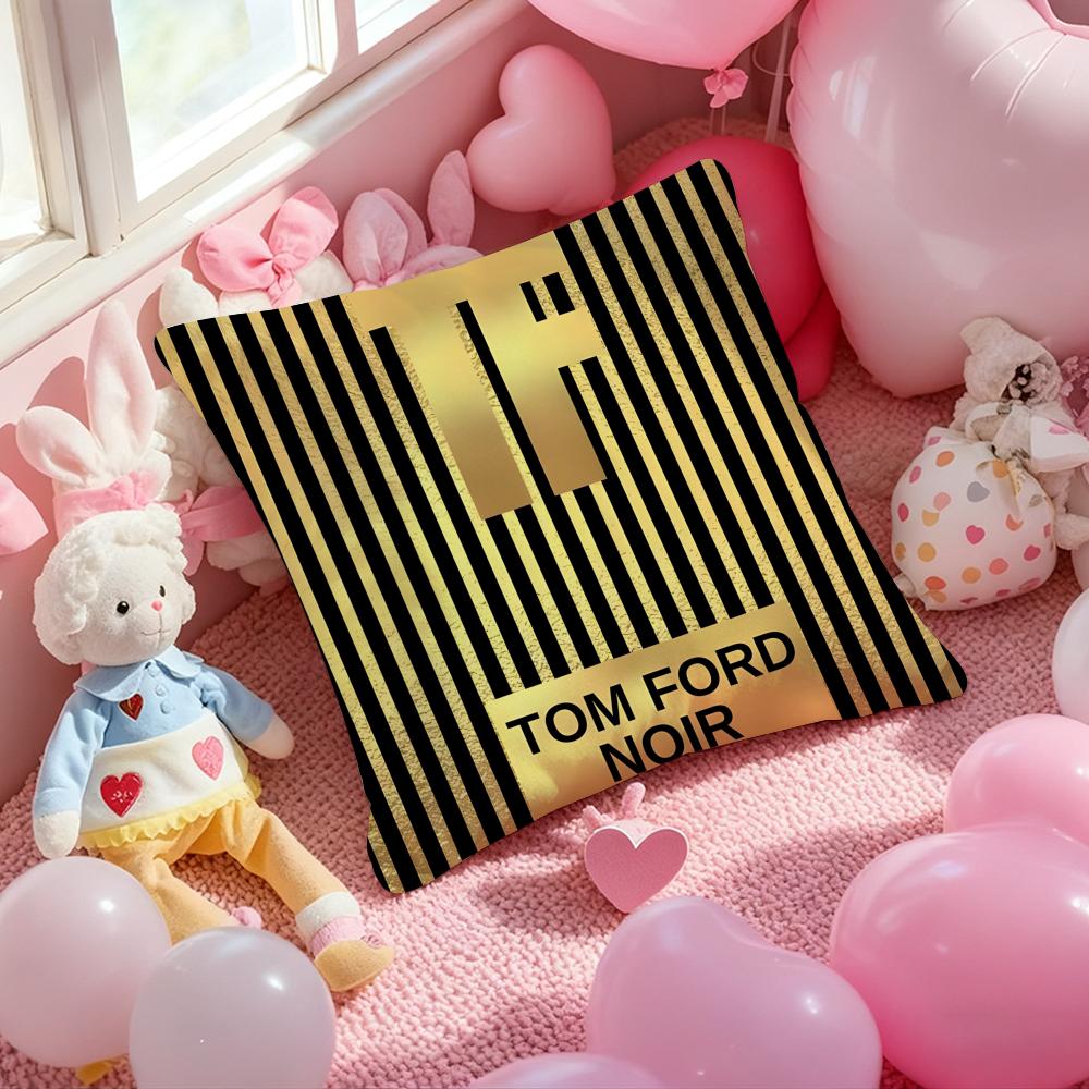 T-Tom F-Ford Trendy Brand Cushion Cover Pattern Printed Pillowcase for Living Room Sofa Cushion Cover & Bedroom Decor