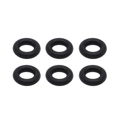 6X For VW  Skoda BMW Seat O Ring Rubber Injector Nozzle Holder Seal Kit Leak Off Gasket 059130119 Black Car Replacement Part