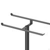 Jewelry Stand T Bar Storage Rack Desktop Multipurpose Metal Holder for Earrings