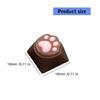 Color Resin Kitten Keycap for Mechanical Keyboards Perfectly Gift for Gamers and Keyboards Customizers