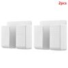 2/5Pcs Wall Mounted Storage Phone Charging Remote Control Holder With Holes For Kitchen Bedroom Bathroom