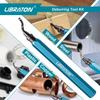 LIBRATON Deburring Rotary Reamer 11-Piece Set with Replacement Blades (BS1010, BS1018, BK3010) for Deburring Aluminum, Iron, Plastic, Wood, and More.