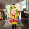 Caillou Aufdruck Flanelldecke, Hohe Qualität, Bequem für Alle Jahreszeiten, Heimdekoration, Wärme und Komfort