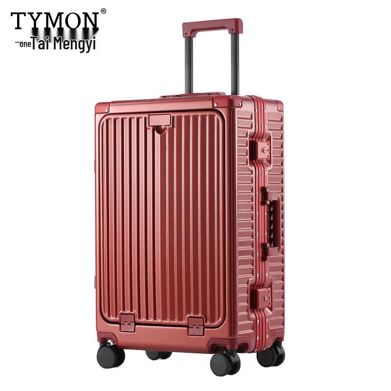 

Tymon 20-inch Front-Opening Aluminum Frame Luggage with USB Charging