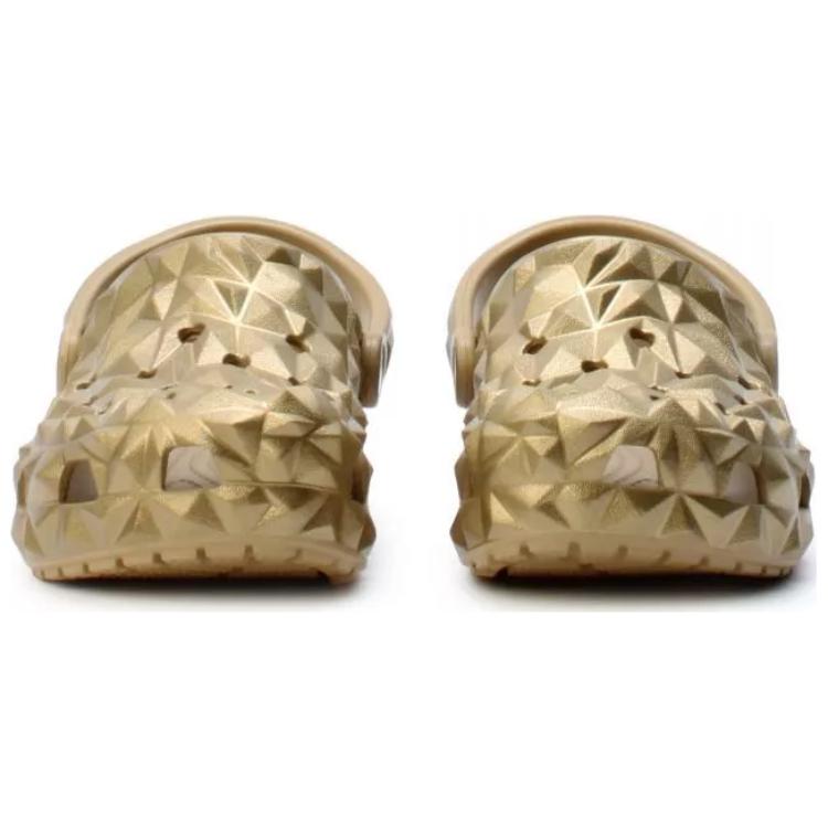 Crocs Klassischer metallischer geometrischer Clog Gold Unisex 210002-710