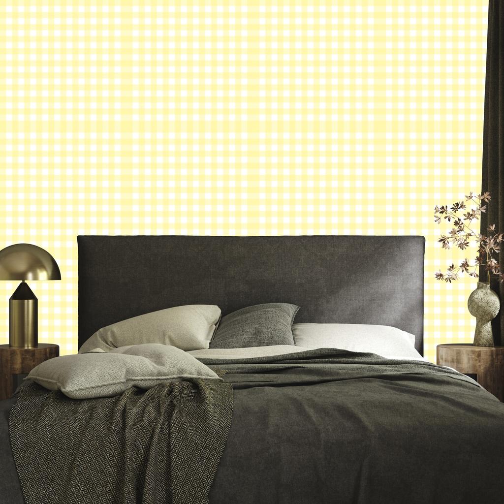 Wallpaper Fabric Pattern Cream and White, Cream Background for Living Room and Bedroom 50x1000
