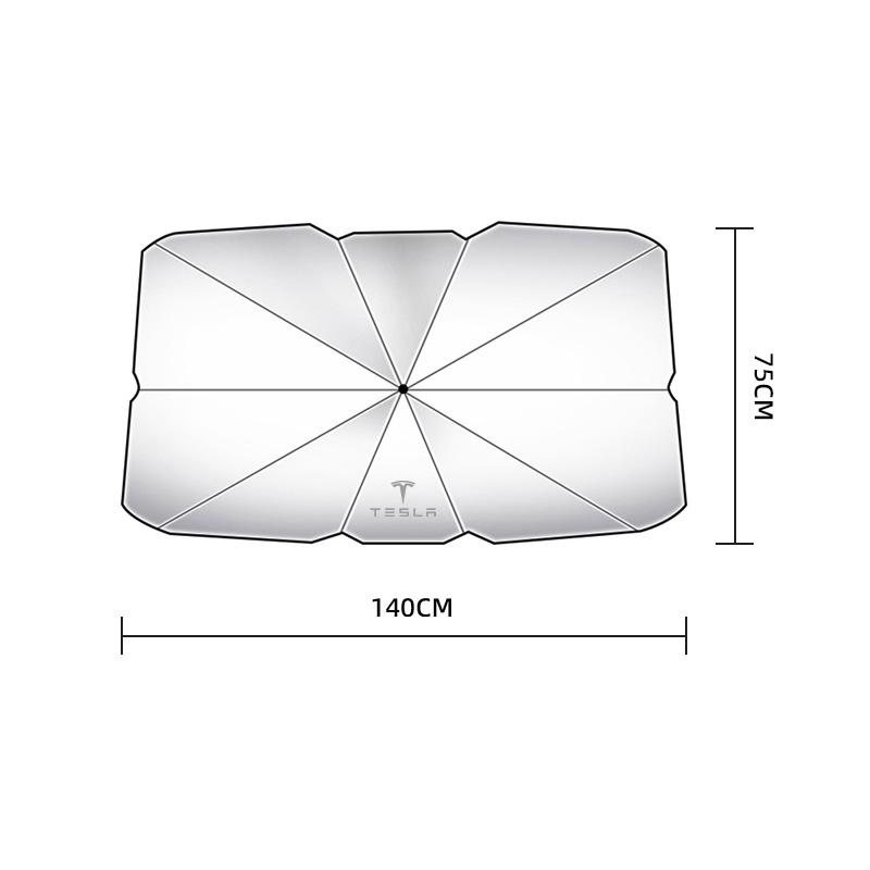 

1Pcs Car Windshield Sunshade Umbrella UV Protection Accessories For Tesla Model 3 M S X Y Cybertruck Roadster SpaceX