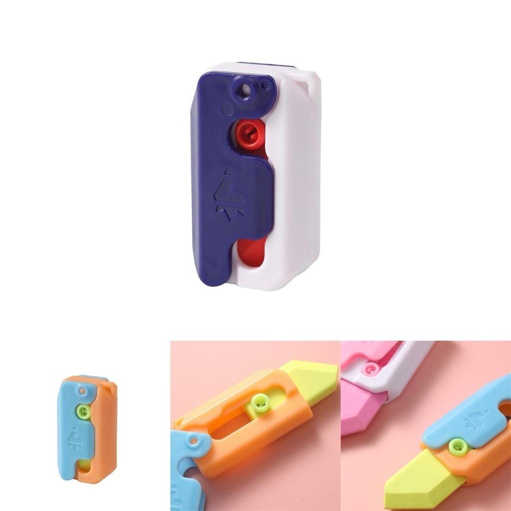New Cartoon 3d Gravity Carrot Eraser Toy For Students Creative Stationery To Release Stress Purple Shell)
