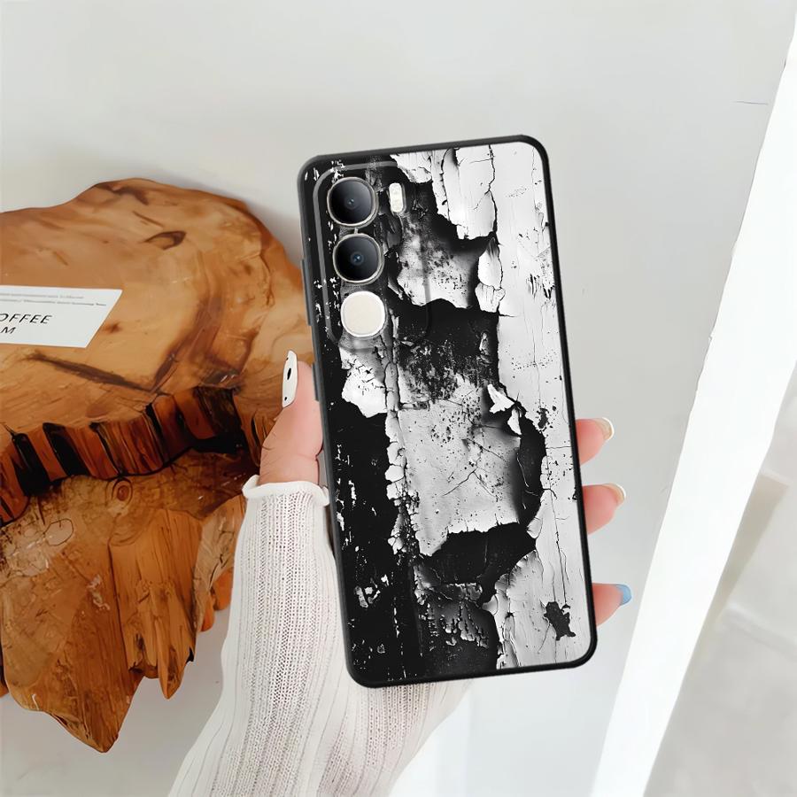 Phone Cover Case for Vivo Y50 Y95 V25 V30 Y51S Y78 V29 Y71 Y91 Y53S Y52S Y93 V27 V21E V23 Y75 Y81 Fashion Rust