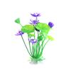 Aquatics Grass Flower Simulation Wedding Favors Plastic Artificial Lotus Fish Tank Ornament for Party