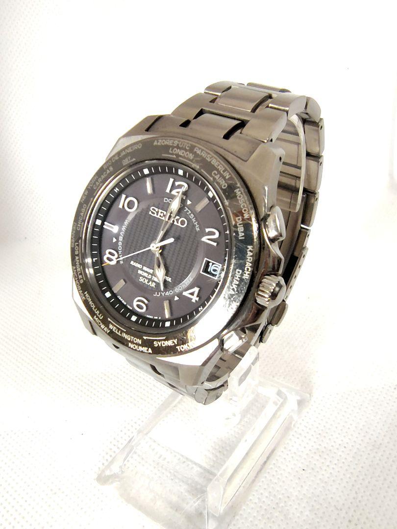 

[USED] Rare Seiko Brightz Titanium Radio Solar Watch 7B25-0AC0
