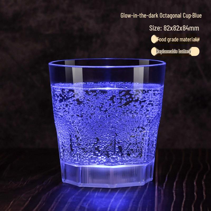 Food-Grade LED Light-Up Champagne Glass - Novel Atmosphere Wedding Banquet Wine Cup