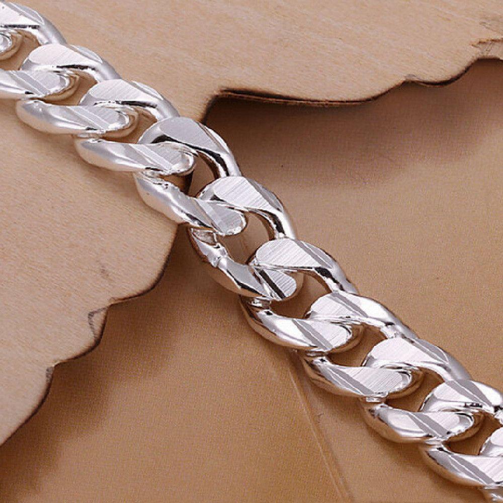 High-end Metal Two-color Silver Bracelet Men's Jewelry Men's Accessories